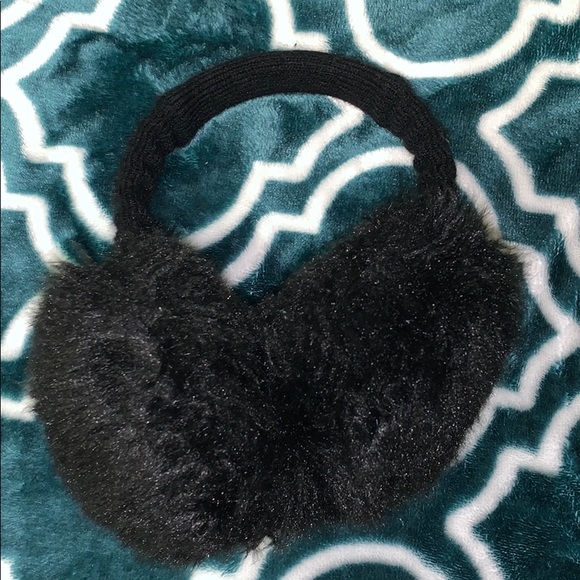 Accessories Fuzzy Black Ear Muffs Poshmark